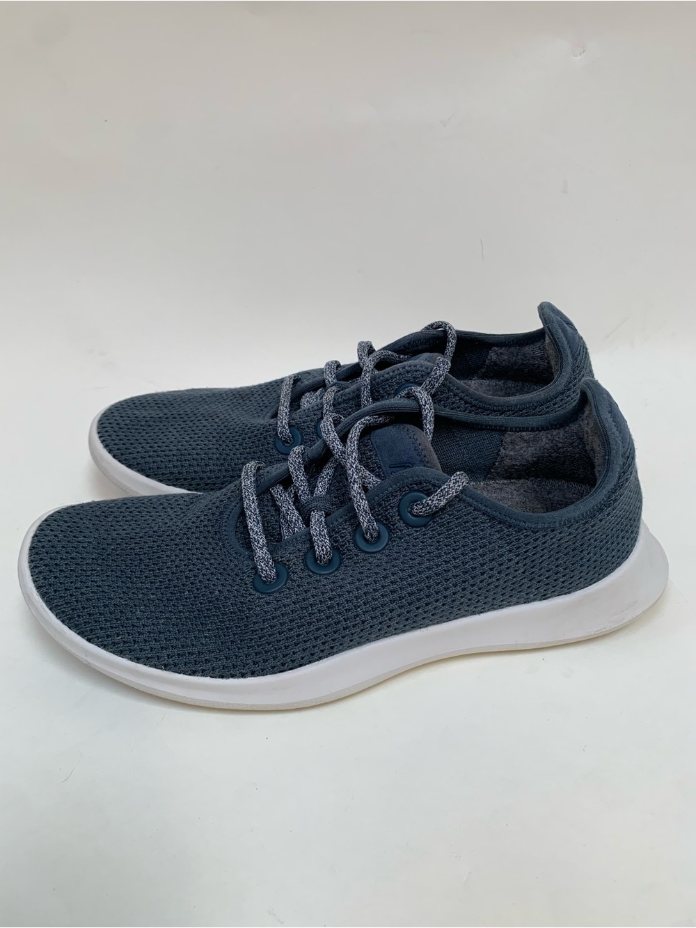 Allbirds Wool Tree Runners Sneakers Navy Causal Sz 9 Travel Washable Preppy